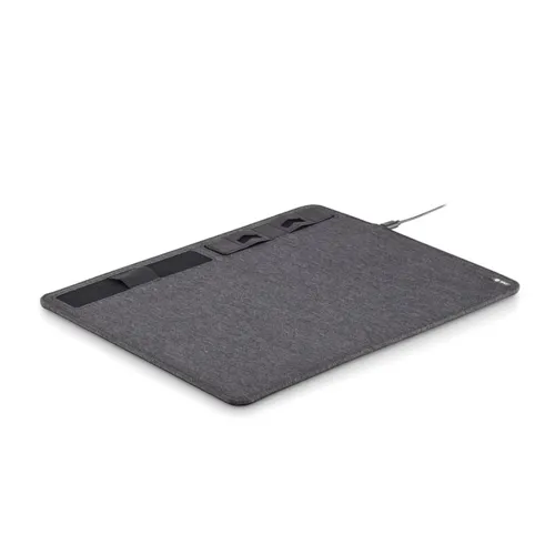 SUPERPAD RPET egéralátét  15W töltővel Kőszürke 