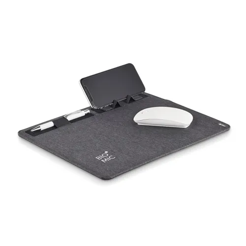 SUPERPAD RPET egéralátét  15W töltővel Kőszürke 
