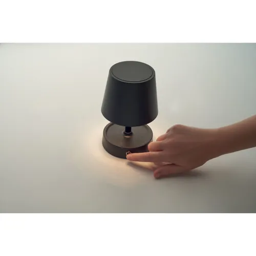 TAPLAMB USB újratölthető asztali lámpa Fekete 