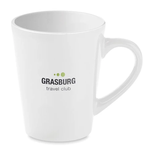 TAZA Kerámia kávés bögre, 180 ml Fehér 