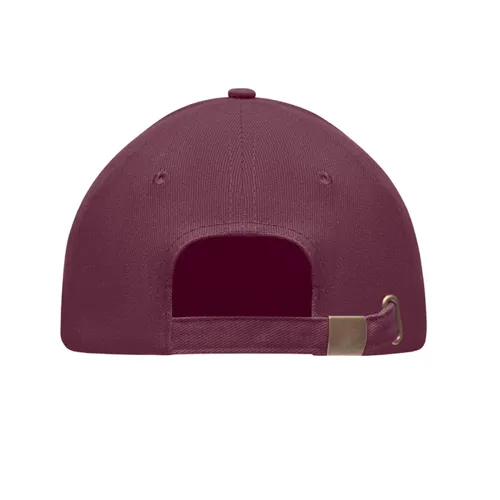 TEKAPO 6 panel baseball sapka 270g/m² Bordó 