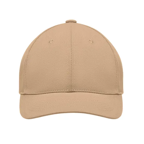 TEKAPO 6 panel baseball sapka 270g/m² Bézs 