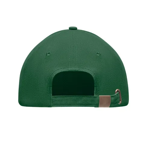 TEKAPO 6 panel baseball sapka 270g/m² Sötétzöld 