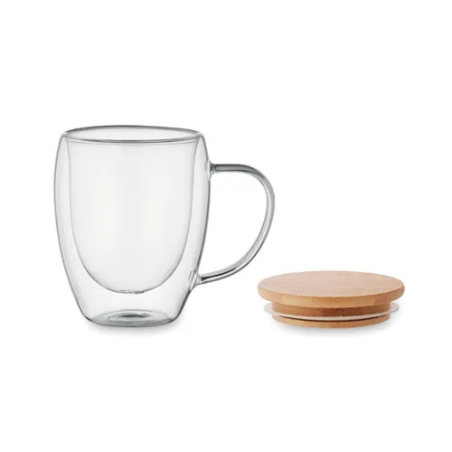 TIRAL Duplafalú boroszilikát 250ml Áttetsző 
