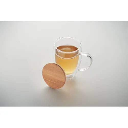 TIRAL Duplafalú boroszilikát 250ml Áttetsző 