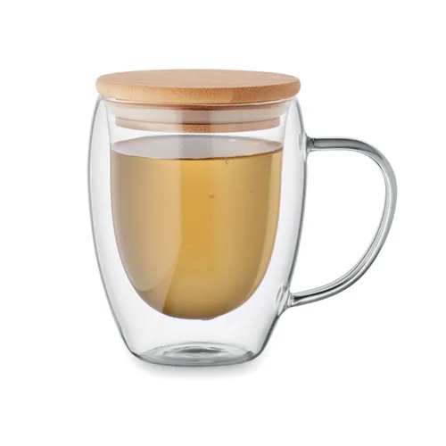 TIRAL Duplafalú boroszilikát 250ml Áttetsző 