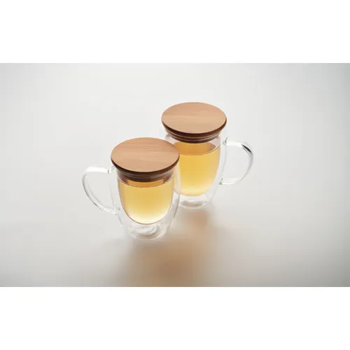TIRAL Duplafalú boroszilikát 250ml Áttetsző 