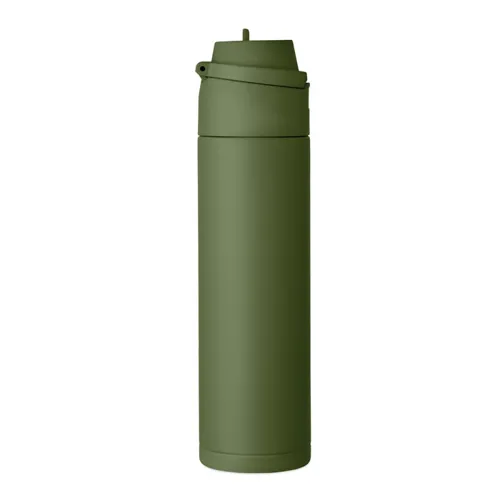 TOIEN ONE Szimplafalú palack 650 ml Sötétzöld 