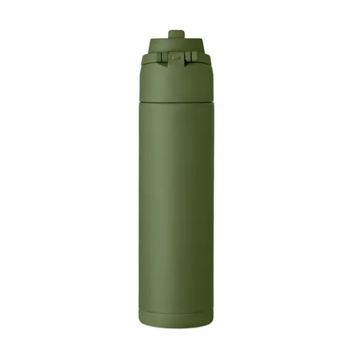 TOIEN ONE Szimplafalú palack 650 ml Sötétzöld 