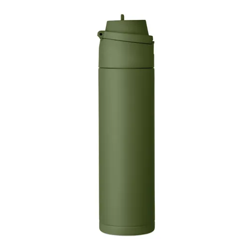 TOIEN TWO Duplafalú palack 500 ml Sötétzöld 