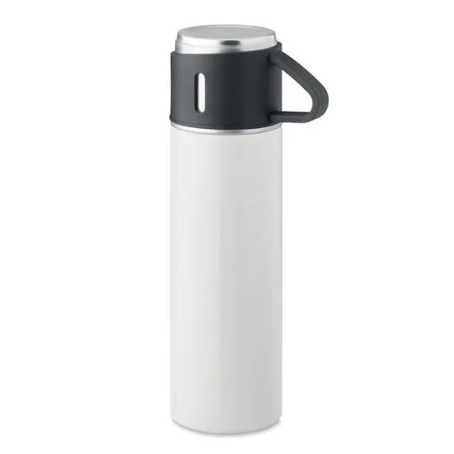 TONIA Duplafalú termoszpalack 420 ml Fehér 