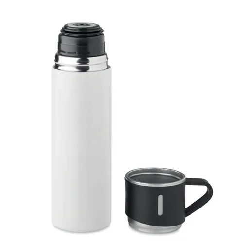 TONIA Duplafalú termoszpalack 420 ml Fehér 