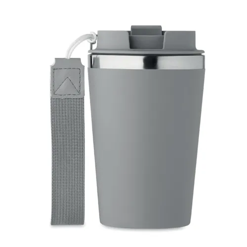TOPAZ Duplafalú pohár 350 ml Kőszürke 