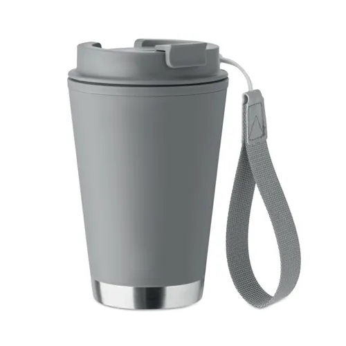TOPIZ Duplafalú pohár 300 ml Kőszürke 