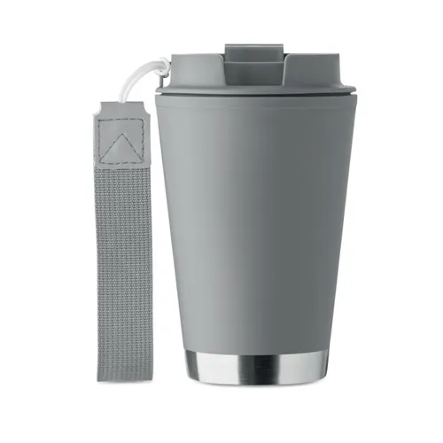 TOPIZ Duplafalú pohár 300 ml Kőszürke 