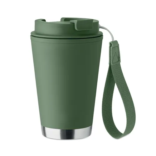 TOPIZ Duplafalú pohár 300 ml Sötétzöld 