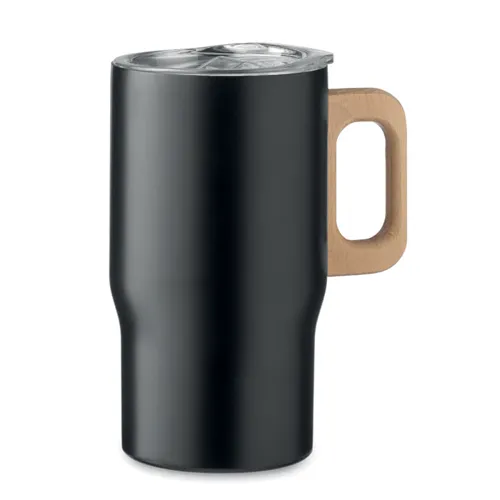 TUMBOO Duplafalú pohár 350 ml Fekete 