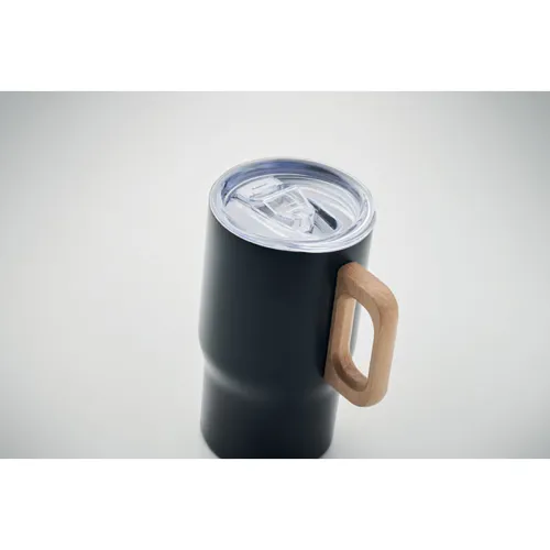 TUMBOO Duplafalú pohár 350 ml Fekete 