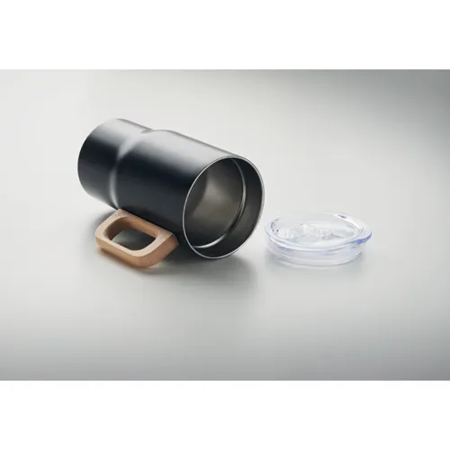 TUMBOO Duplafalú pohár 350 ml Fekete 