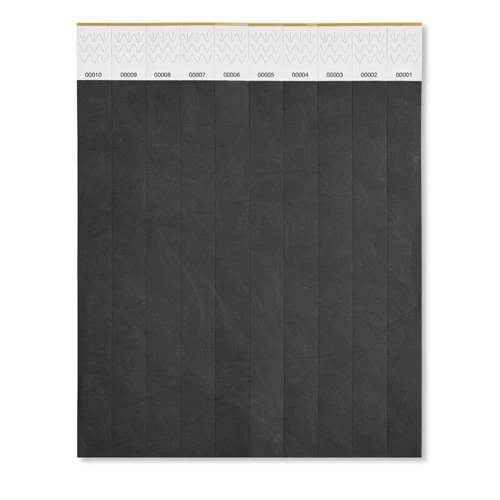  TYVEK Tyvek® rendezvény karszalag ív Fekete 
