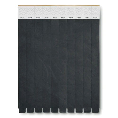  TYVEK Tyvek® rendezvény karszalag ív Fekete 