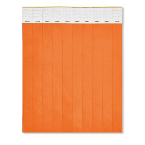  TYVEK Tyvek® rendezvény karszalag ív Narancssárga 