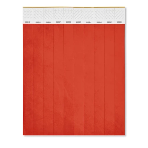  TYVEK Tyvek® rendezvény karszalag ív Piros 
