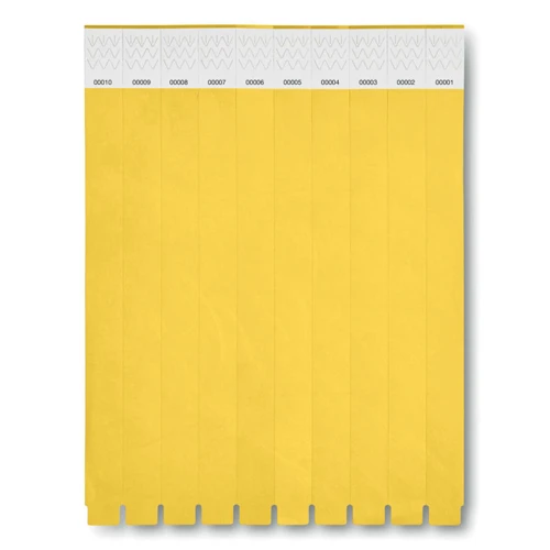 TYVEK Tyvek® rendezvény karszalag ív Sárga 