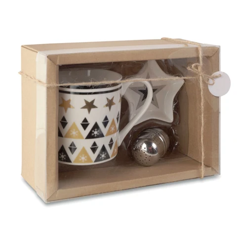 UNIQUE Bögre, mini tányér és teatojás Többszínű 