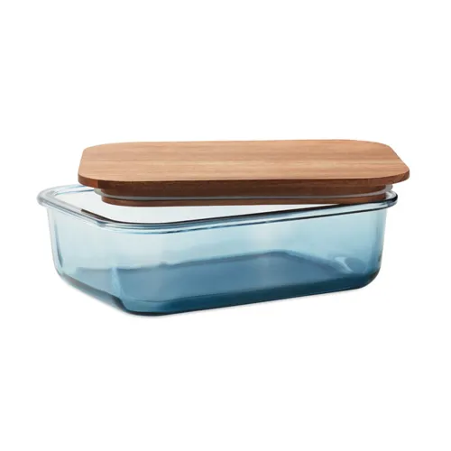 VITRIO LUNCH Üveg uzsonnásdoboz 800 ml Áttetsző Kék 