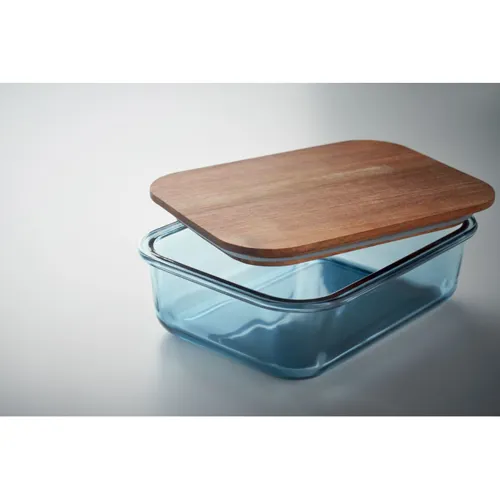 VITRIO LUNCH Üveg uzsonnásdoboz 800 ml Áttetsző Kék 