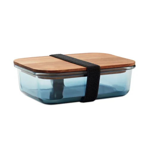 VITRIO LUNCH Üveg uzsonnásdoboz 800 ml Áttetsző Kék 