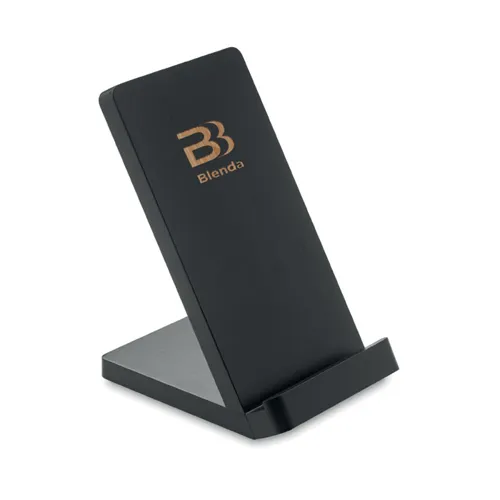 WIRESTAND Bambusz vezeték nélk. töltő 5W Fekete 