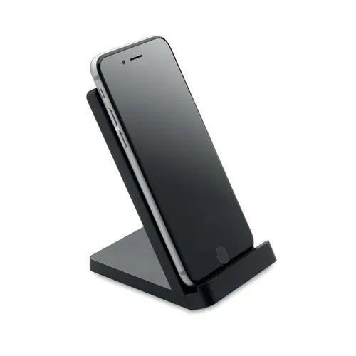 WIRESTAND Bambusz vezeték nélk. töltő 5W Fekete 